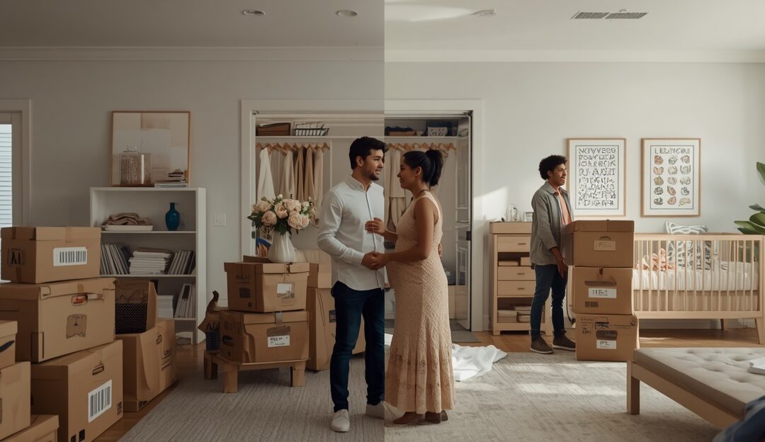 Decluttering Before a Big Life Event: Weddings, New Babies, and Other Moments That Demand More Space